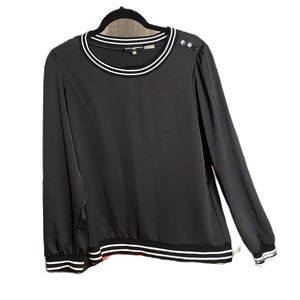 Karl Lagerfeld White/Black Long sleeve top